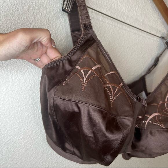 Elomi EL4030PCN Cate Underwire Full Cup Banded Bra in brown 38M - Picture 4 of 9